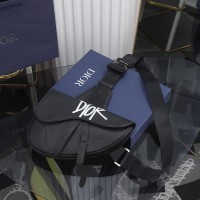 Replica Dior And Shawn Saddle Bag Black