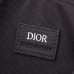 Replica Dior Saddle Triple Pouch Beige and Black Dior Oblique Jacquard