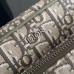 Replica Dior Saddle Triple Pouch Khaki Dior Oblique Jacquard
