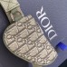 Replica Dior Saddle Triple Pouch Khaki Dior Oblique Jacquard