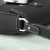 Replica Dior Mini Saddle Messenger Bag with Flap Black Grained Calfskin