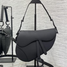 Elegant Dior Bag Replica in Classic Saddle Bag with Strap black