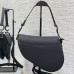 Replica Dior Saddle Bag with Strap Black