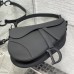 replica dior saddle bag black ultramatte calfskin