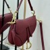 Replica Dior Saddle Bag with Strap black