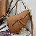 Replica Dior Saddle Bag with Strap Golden