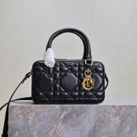 Elegant Dior Bag Replica in My Dior Mini Doctor Bag Black