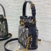 Replica Medium C'est Dior Bag Blue Dior Oblique Jacquard