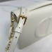 CD Signature Mini Bag white