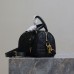 Replica Dior Groove 20 Bag Black Macrocannage Calfskin