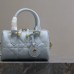 Replica Dior Groove 16 Mini Bag Pale Blue Macrocannage Calfskin