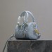 Replica Dior Groove 16 Mini Bag Pale Blue Macrocannage Calfskin