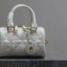 Replica Dior Groove 16 Mini Bag White Macrocannage Calfskin