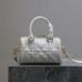 Replica Dior Groove 16 Mini Bag White Macrocannage Calfskin