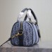 Replica Dior Groove 20 Bag Blue Denim Dior Oblique Jacquard