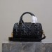 Replica Dior Groove 20 Bag Black Graphic Cannage Calfskin