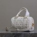 Replica Dior Groove 20 Bag White Graphic Cannage Calfskin