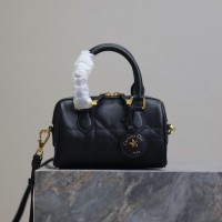 Replica Dior Groove 16 Mini Bag Black Macrocannage Calfskin