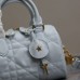 Replica Dior Groove 20 Bag Pale Blue Macrocannage Calfskin