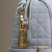 Replica Dior Groove 20 Bag Pale Blue Macrocannage Calfskin