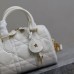 Replica Dior Groove 20 Bag White Macrocannage Calfskin