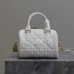 Replica Dior Groove 20 Bag White Macrocannage Calfskin