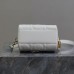 Replica Dior Groove 20 Bag White Macrocannage Calfskin