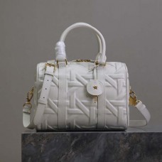 Replica Dior Groove 25 Bag White Graphic Cannage Calfskin