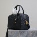 Replica Dior Groove 25 Bag Black Macrocannage Calfskin