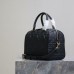 Replica Dior Groove 25 Bag Black Macrocannage Calfskin