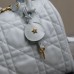 Replica Dior Groove 25 Bag Pale Blue Macrocannage Calfskin