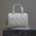 Replica Dior Groove 25 Bag White Macrocannage Calfskin