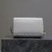 Replica Dior Groove 25 Bag White Macrocannage Calfskin