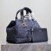 Replica Medium Dior Toujours Bag Blue Graphic Cannage Denim