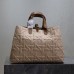 Replica Large Dior Toujours Bag Beige Graphic Cannage Raffia