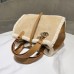 Medium Dior Toujours Bag beige suede