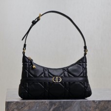 Elegant Dior Bag Replica in Dior Miss Caro Mini Hobo Bag Black