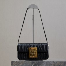 Replica Miss Dior Flap Bag Black Quilted Miss Dior Allover Calfskin