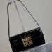 Replica Miss Dior Flap Bag Black Patent Calfskin