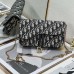 Dior Saddle Pouch with Chain black