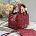 Small Dior Toujours Bag Burgundy