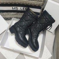 Replica Dior D-Unit Ankle Boot Black